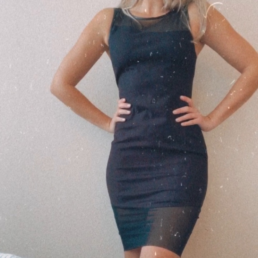 Guess black classy dress